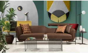 Premium 3lü Koltuk (Kahve)