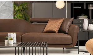 Premium 3lü Koltuk (Kahve)