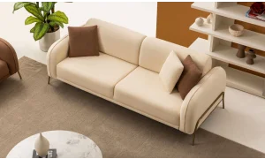 Puffy Kahve Koltuk Takımı