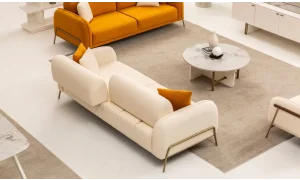 Puffy Turuncu Koltuk Takımı