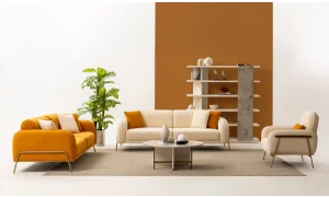 Puffy Turuncu Koltuk Takımı