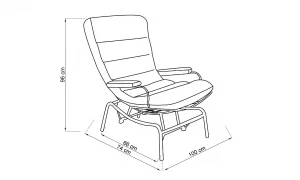 Relax Sallanır Berjer (Antrasit)