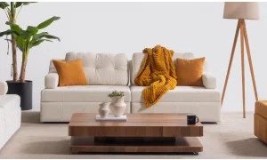 Rest Açılır Yataklı Modüler 2li Kollu Kanepe