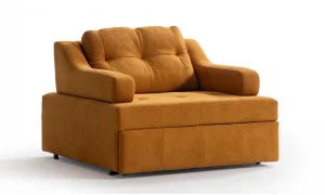 Rest Kollu Açılır Yataklı Tekli Hardal Koltuk