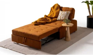 Rest Kollu Açılır Yataklı Tekli Kiremit Koltuk