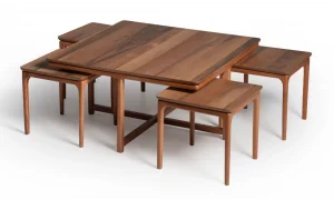 Rion Orta Sehpa Seti (Ceviz)