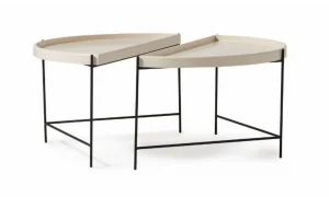 Rita Orta Sehpa Seti (Ekru)