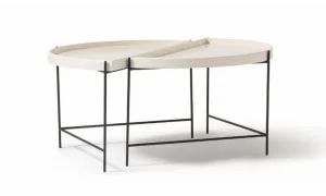 Rita Orta Sehpa Seti (Ekru)