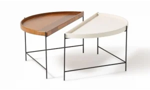 Rita Orta Sehpa Seti (Ekru - Ceviz)