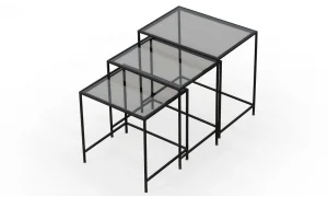 Royal Siyah Zigon Sehpa