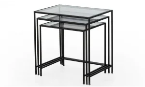 Royal Siyah Zigon Sehpa