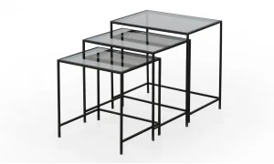 Royal Siyah Zigon Sehpa