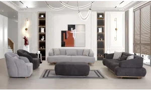 Safir Gri Koltuk Takımı