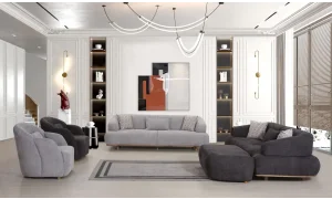 Safir Gri Koltuk Takımı