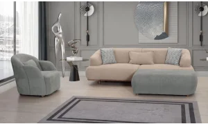 Safir Pudra Koltuk Takımı