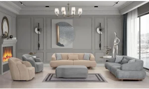 Safir Pudra Koltuk Takımı