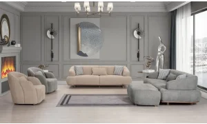 Safir Pudra Koltuk Takımı