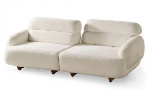 Sedef Beyaz 3lü Koltuk