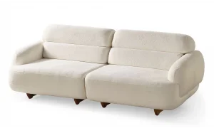 Sedef Beyaz 3lü Koltuk