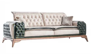 Seren Beyaz 3lü Koltuk