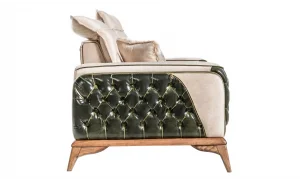 Seren Beyaz 3lü Koltuk