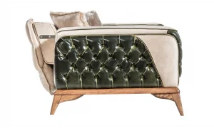 Seren Beyaz 3lü Koltuk