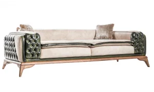 Seren Beyaz 3lü Koltuk