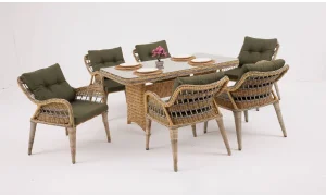 Seul Berlin Bahçe ve Balkon Masa Seti (Elvan)