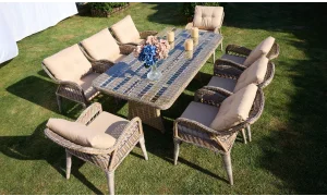 Seul Lizbon Bahçe ve Balkon Masa Seti (Eskitme)