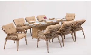 Seul Lizbon Bahçe ve Balkon Masa Seti (Eskitme)