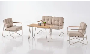 Space Krem Bahçe ve Balkon Takımı