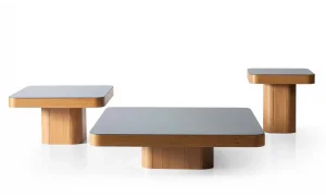 Sparta Meşe Orta Sehpa Seti