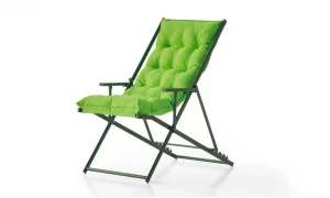 Sun Bed Kırmızı Katlanır Şezlong