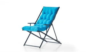 Sun Bed Kırmızı Katlanır Şezlong