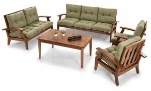 Teras Yeşil 7 Oturumlu Bahçe ve Balkon Takımı