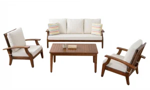 Teras Plus Bej 3+3 Oturumlu Bahçe ve Balkon Takımı