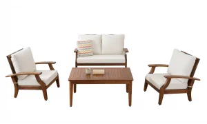 Teras Plus Bej 3+3 Oturumlu Bahçe ve Balkon Takımı