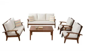 Teras Plus Bej 3+3 Oturumlu Bahçe ve Balkon Takımı