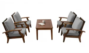 Teras Plus Gri 1+1 Oturumlu Bahçe ve Balkon Takımı