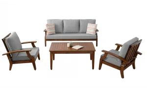 Teras Plus Gri 1+1 Oturumlu Bahçe ve Balkon Takımı