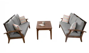 Teras Plus Gri 8 Oturumlu Bahçe ve Balkon Takımı