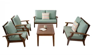 Teras Plus Yeşil 6 Oturumlu Bahçe ve Balkon Takımı