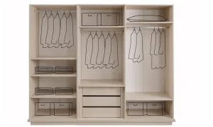 Tesla 6 Kapaklı Gardrop