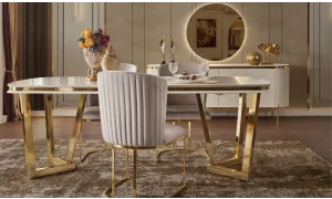 Tesla Luxury Yemek Odası Takımı