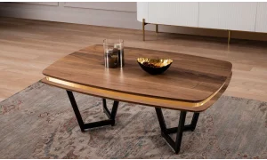 Tesla Yemek Odası Takımı (Ekru&Gold)