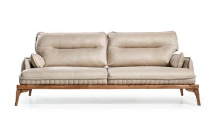 Tetra 3lü Koltuk (Krem)