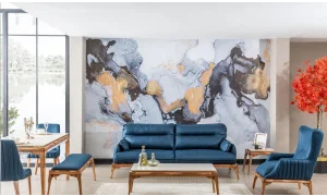 Tetra 3lü Koltuk (Lacivert)