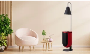 Tiesto Modern Çok Fonksiyonlu Lambader (Red)