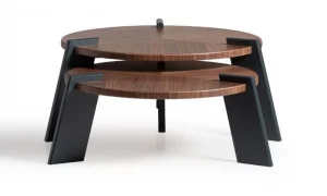 Twins Orta Sehpa Seti (Ceviz)