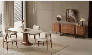 Vesper Ceviz Yemek Odası Takımı
